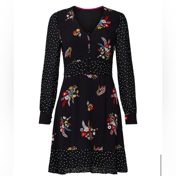 Boden Floral Dress 8R - Picture 5 of 10